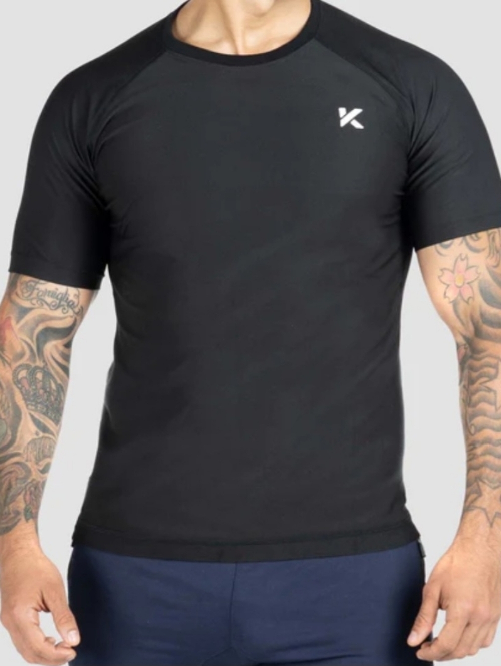 Kewlioo Men's Heat Trapping T-Shirt in color Black size 4XL.  New In Package